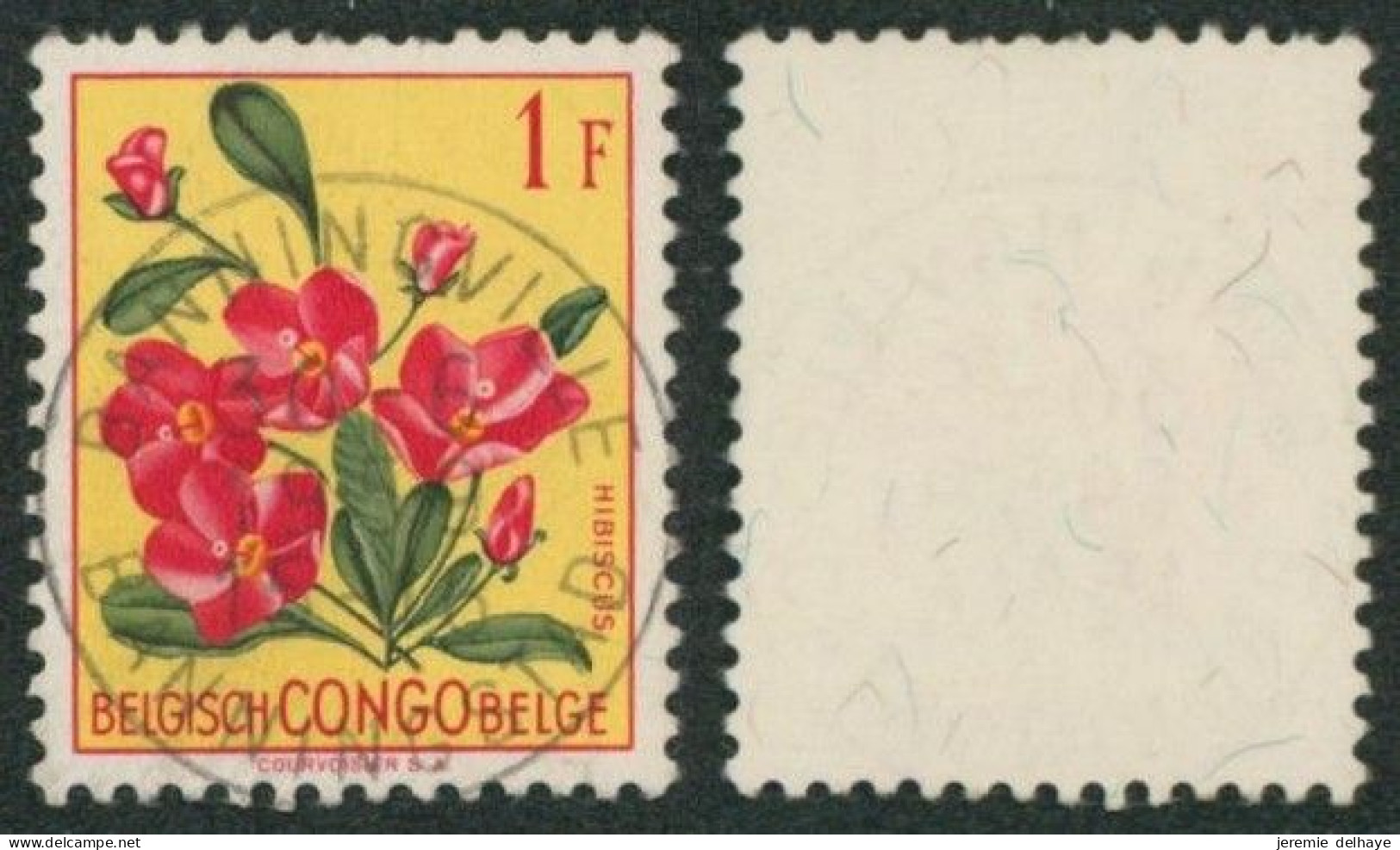 Congo Belge - Fleurs : N°310 Obl Simple Cercle "Baningville / Baningstad" - Used Stamps