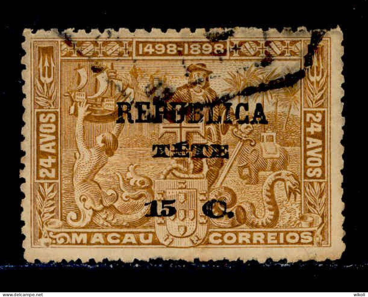 ! ! Tete - 1913 Vasco Gama On Macau 15 C - Af. 16 - Used - Tete