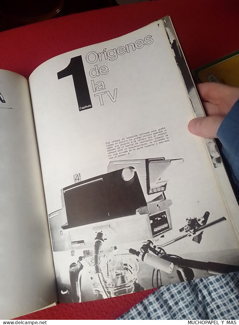 SPAIN ESPAGNE LIBRO 1975 JOSÉ M. BAGET HERMS 18 AÑOS DE TVE TELEVISIÓN ESPAÑOLA, EDICIÓN CAJA AHORROS BARCELONA...TV VER - Craft, Manual Arts