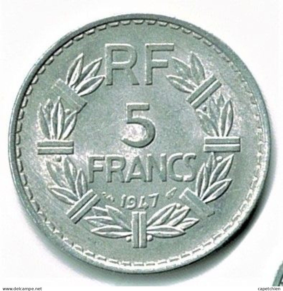 FRANCE / 5 FRANCS / LAVRILLIER / 1947 / ETAT TTB + / ALU - 5 Francs