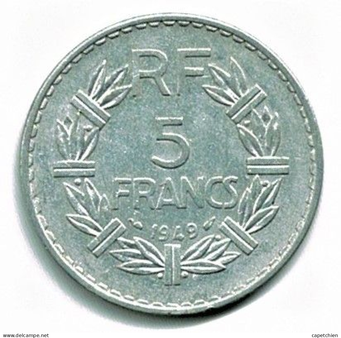 FRANCE / 5 FRANCS / LAVRILLIER / 1949 / ETAT TTB + / ALU - 5 Francs