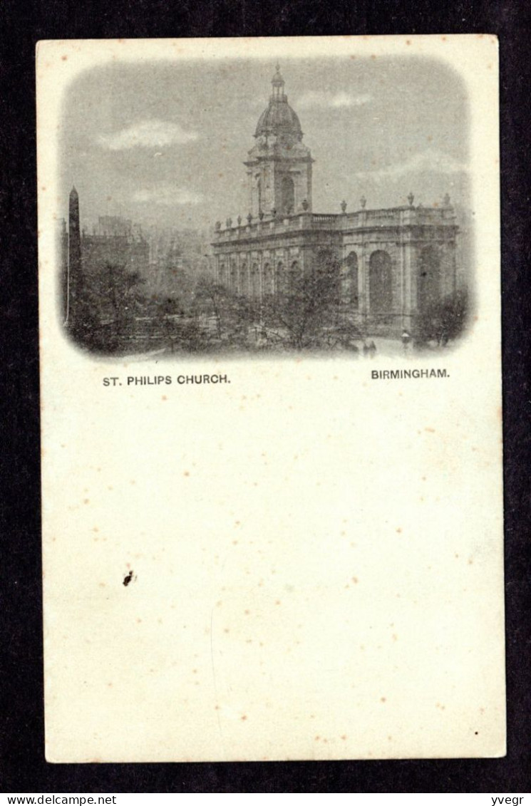 Angleterre - BIRMINGHAM - St. PHILIPS Church - Carte Précurseur , Vierge - Birmingham