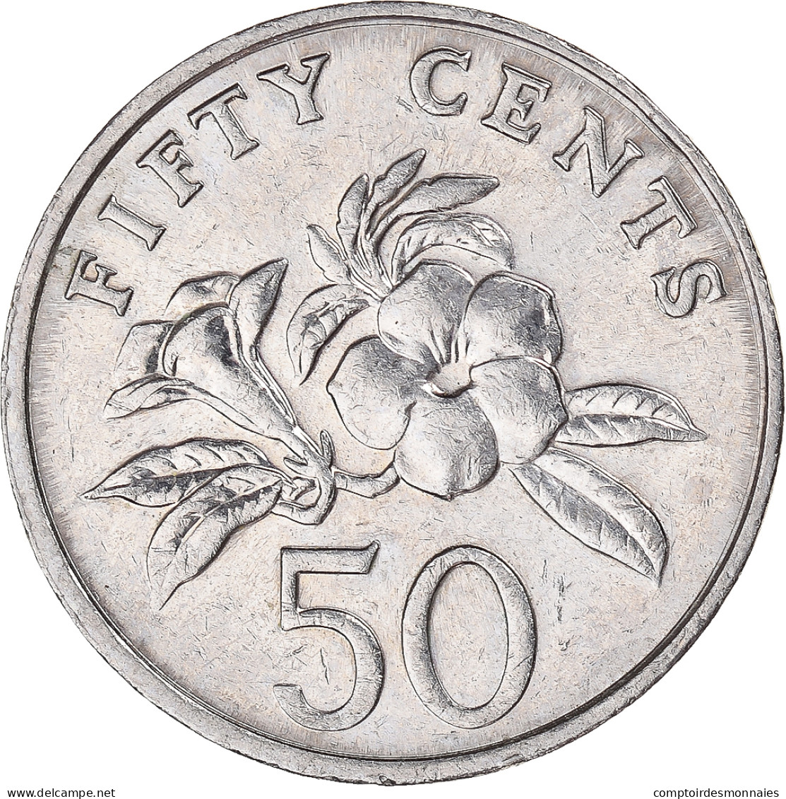 Monnaie, Singapour, 50 Cents, 1997 - Singapour