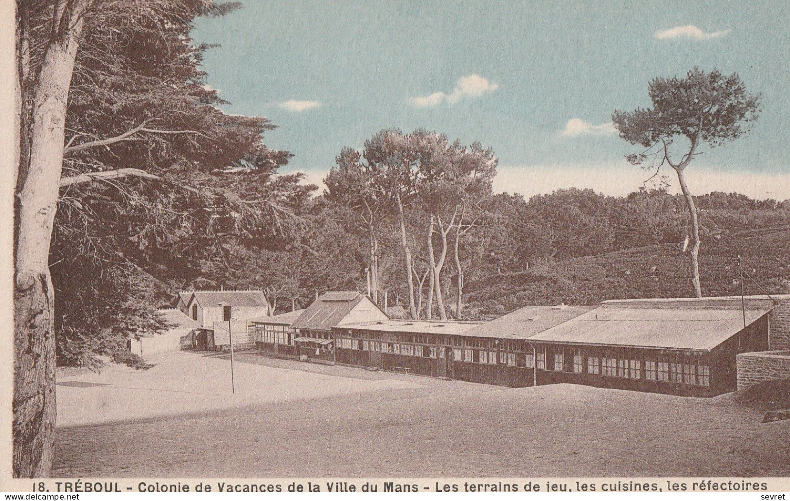 TREBOUL. - Colonie De Vacances De La Ville Du Mans - Les Terrains De Jeu, Les Cuisines, Les Réfectoires - Tréboul