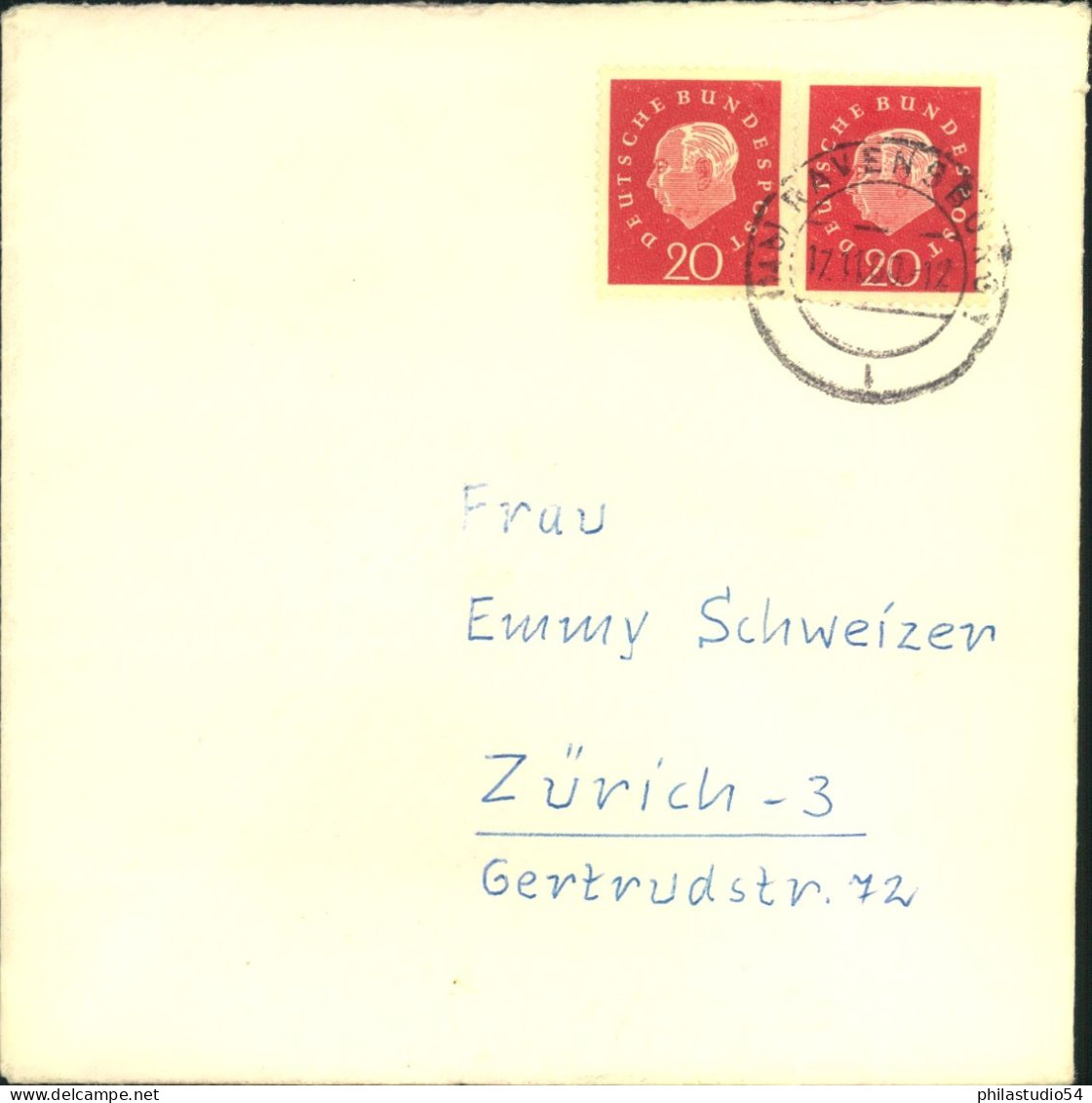 1953/1959, 6 Bessere Belege. Alte Auszeichnung 50,- Euro - Sonstige & Ohne Zuordnung