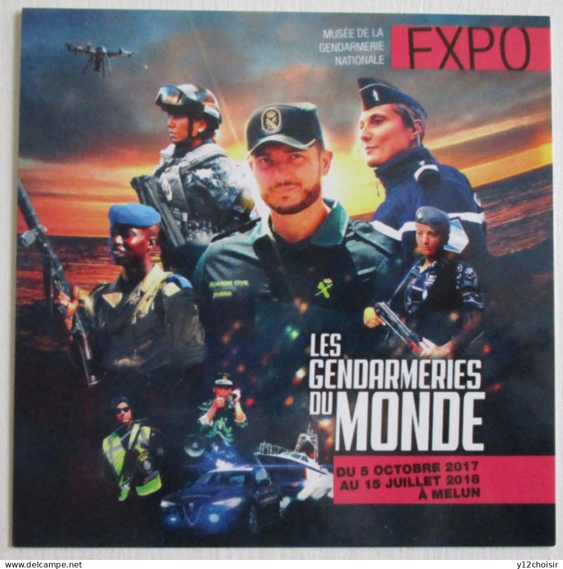 CPA 2017 NEUVE EXPO LES GENDARMERIES GENDARME DU MONDE - Police & Gendarmerie