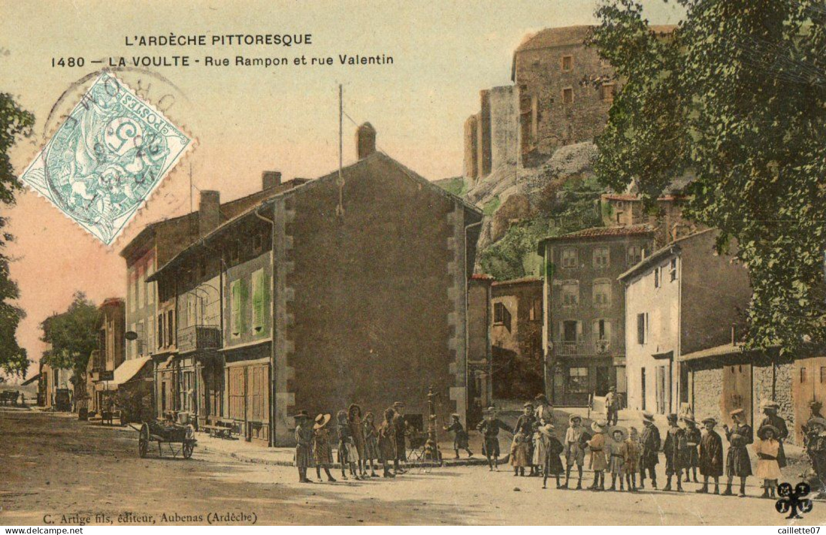 LA VOULTE SUR RHONE Rue Rompon Et Rue Valentin - La Voulte-sur-Rhône
