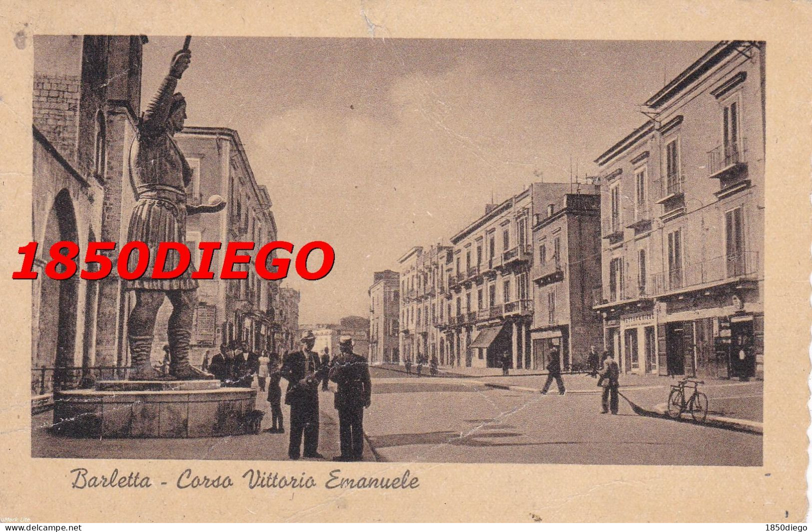 BARLETTA - CORSO VITTORIO EMANUELE F/PICCOLO VIAGGIATA ANIMAZIONE - Barletta