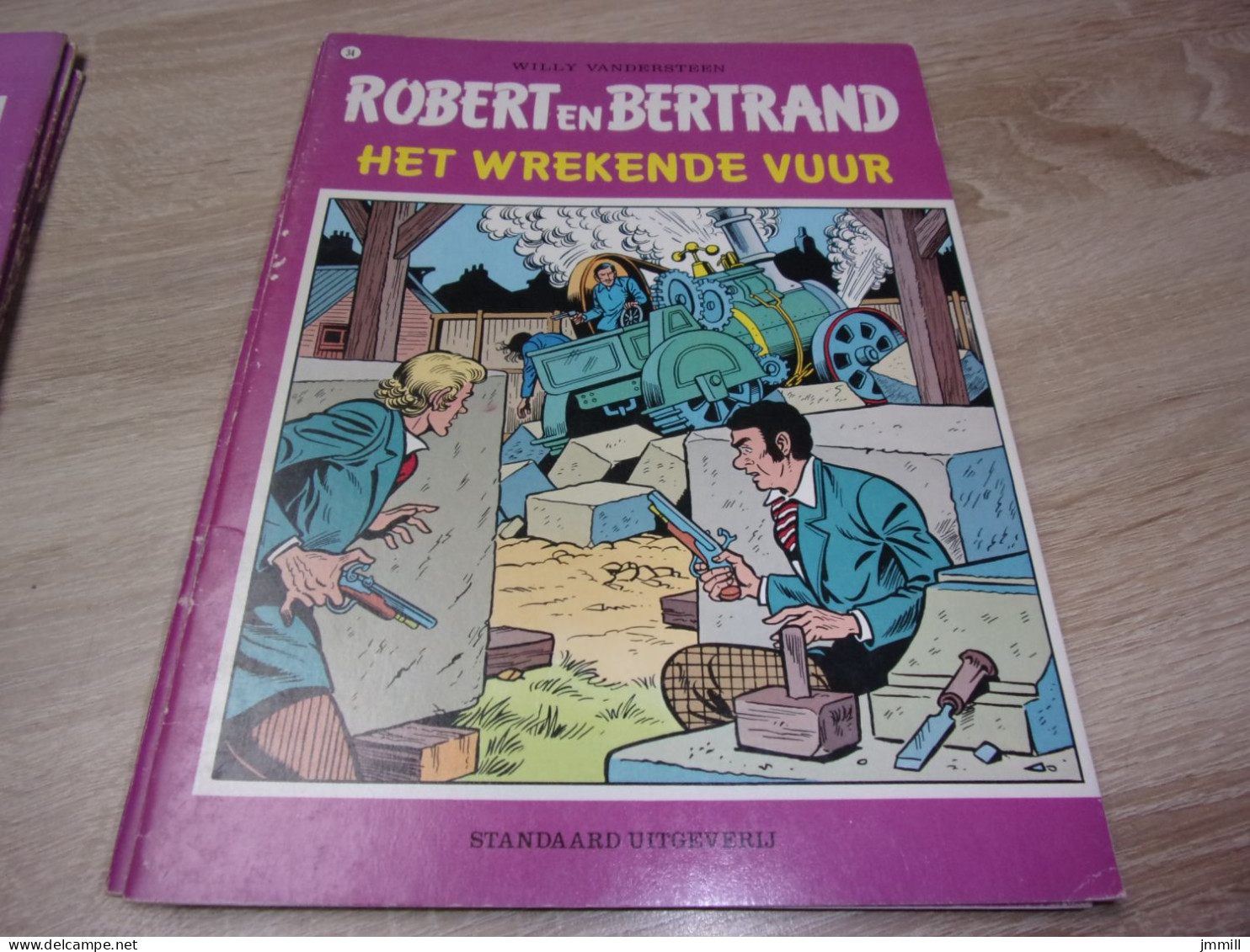 Robert En Bertrand Vandersteen : 1ste Druk  34 Het Wrekende Vuur - Robert En Bertrand