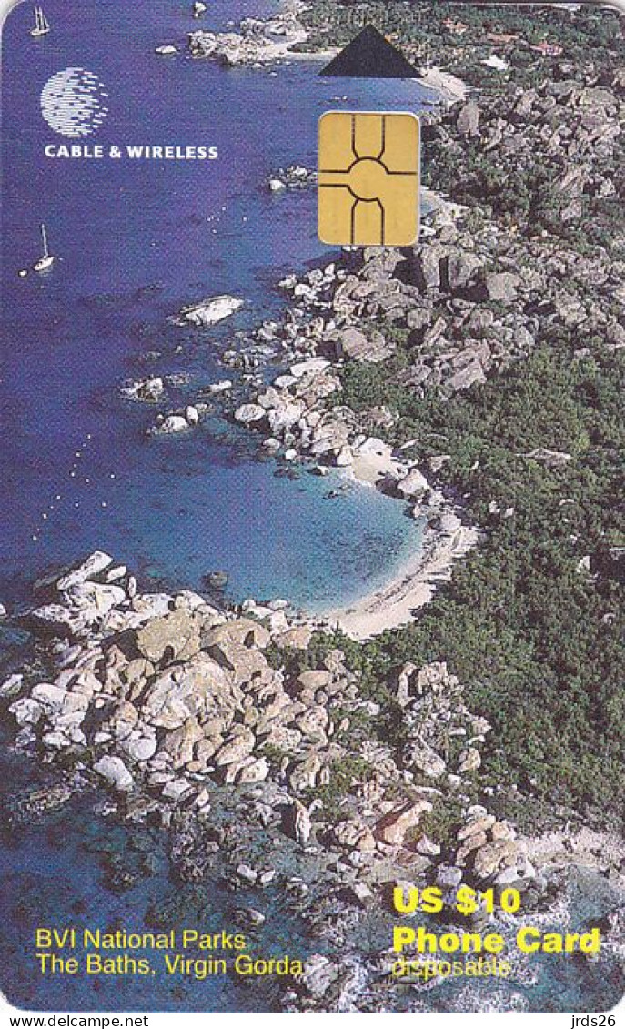 British Virgin Islands Phonecard Chip - - - The Baths - Maagdeneilanden