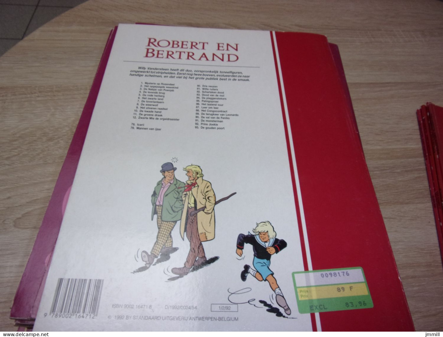 Robert En Bertrand Vandersteen : 1ste Druk  93 De Gouden Poort - Robert En Bertrand