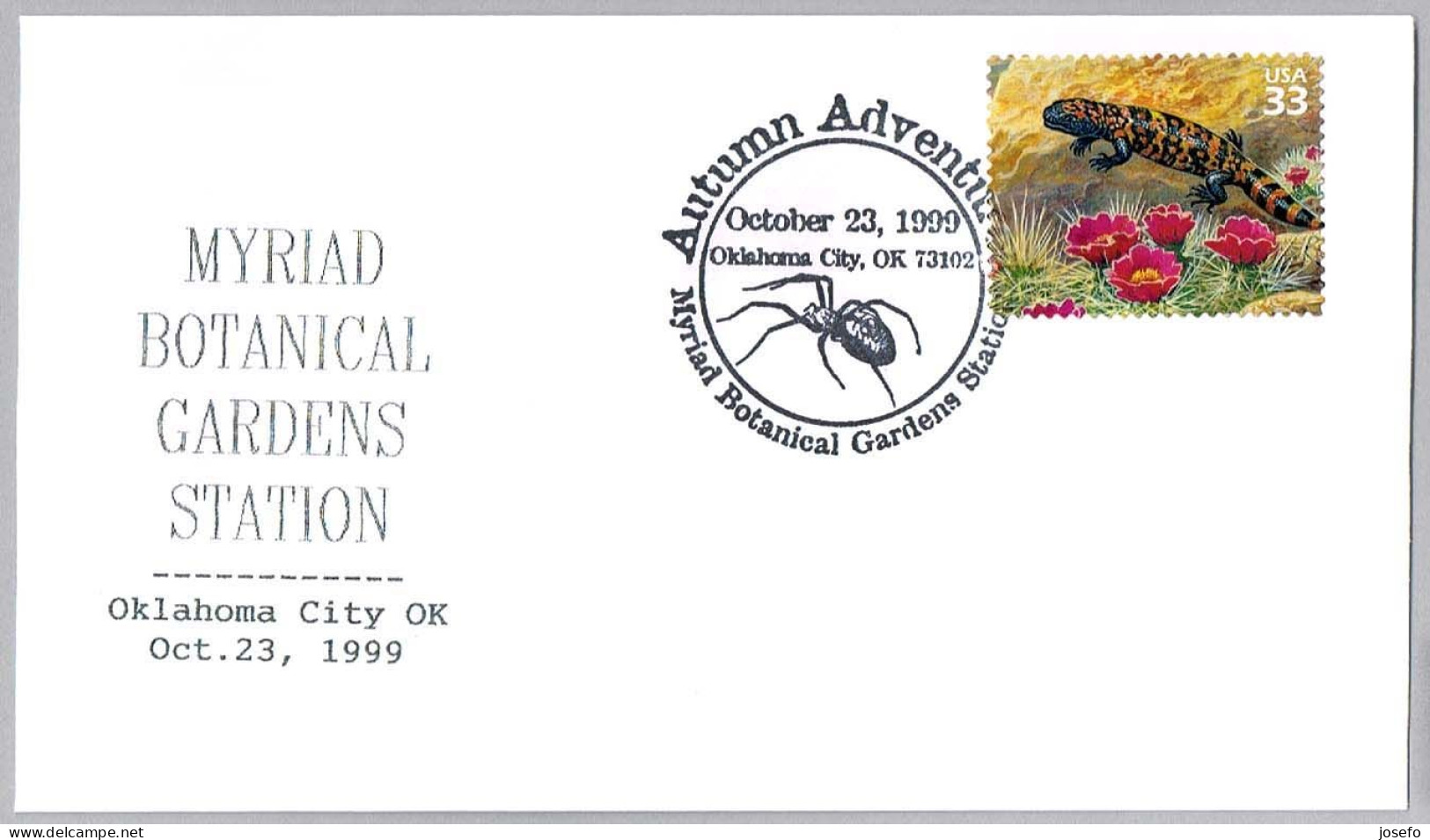 ARAÑA - SPIDER. Myriad Botanical Gardens. Oklahoma City OK 1999 - Araignées
