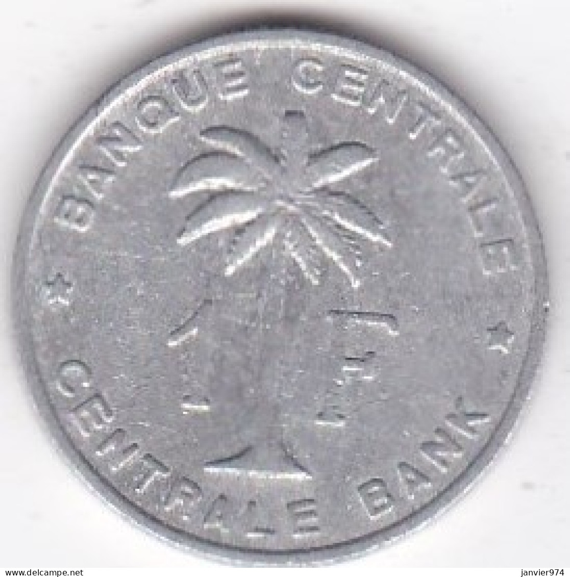 Congo Belge Et Ruanda-Urundi 1 Franc 1959 , En Aluminium, KM# 4 - 1951-1960: Baudouin I.