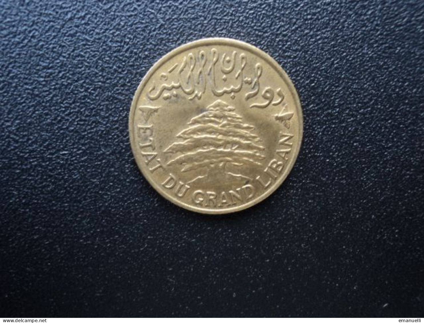 LIBAN SOUS MANDAT FRANÇAIS * : 5 PIASTRES  1925  G.27 / KM 5.2    SUP - Liban