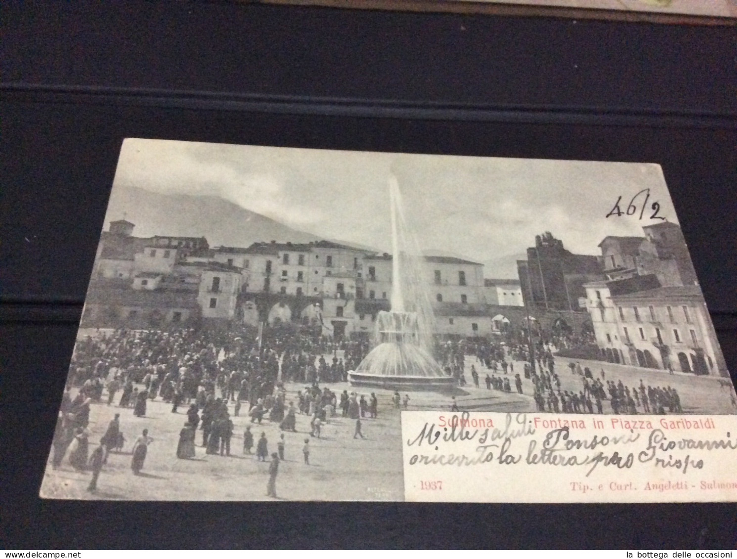 Sulmona Piazza Garibaldi PRIMI 900 - Carrara