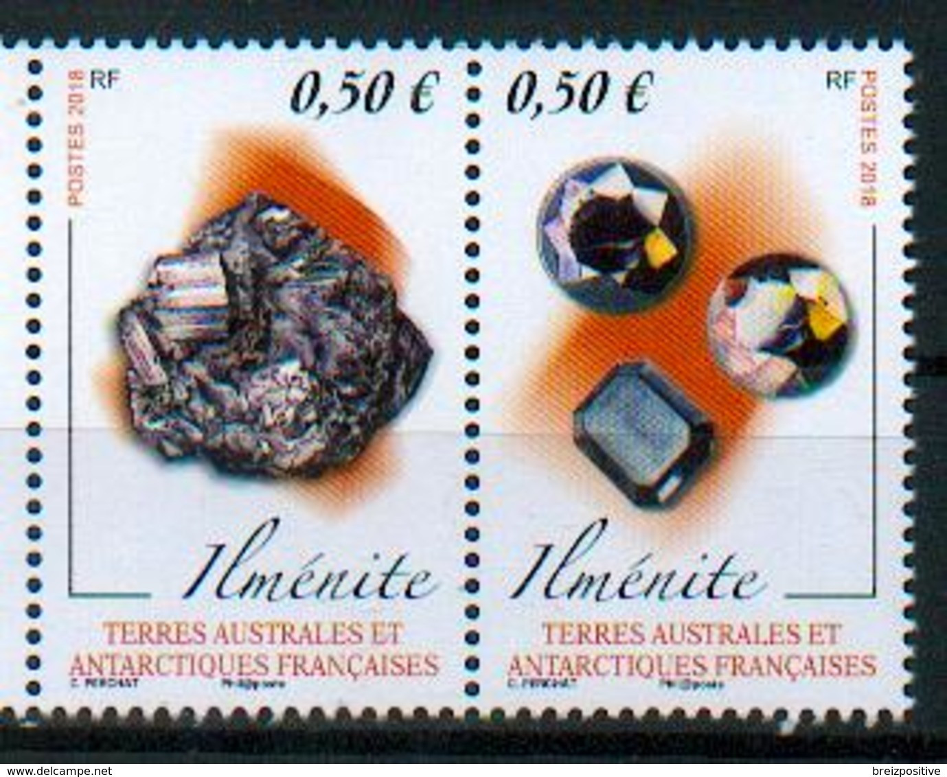 TAAF / French Southern And Antarctic Territories 2018 - Ilmenite / Manaccanite - MNH - Minéraux