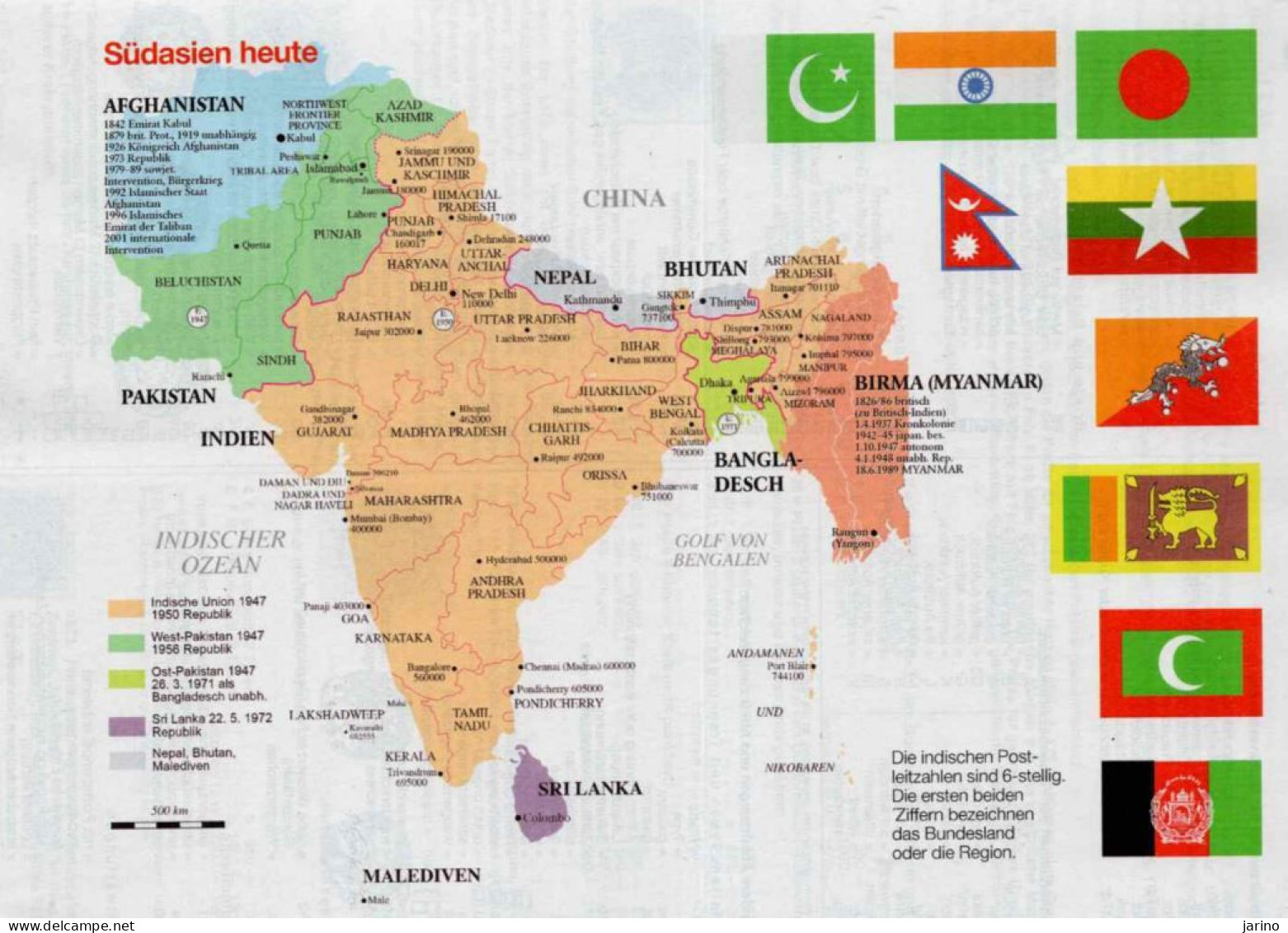 Michel 2022 DVD South Asia India, Pakistan, Afghanistan, Maldives, Sri Lanka, Nepal, Myanmar,..1,89 MB,1033 Pages - Allemand