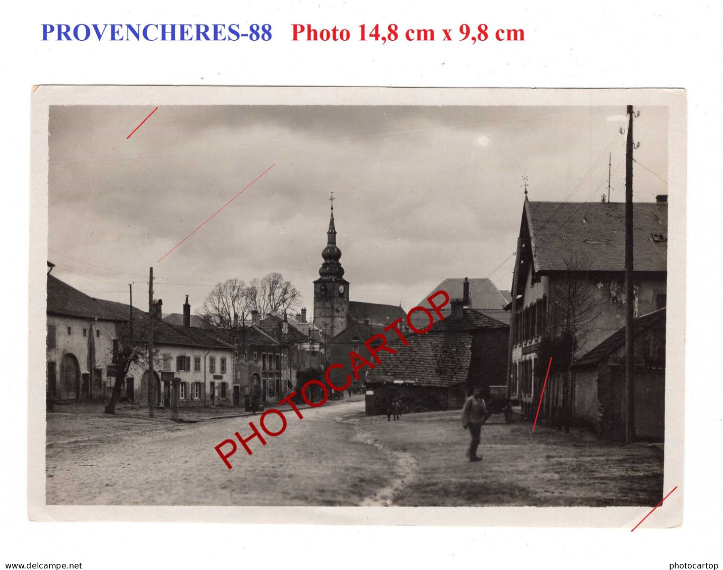 PROVENCHERES SUR FAVE-88-PHOTO Allemande-GUERRE 14-18-1 WK-France-Militaria - Provencheres Sur Fave