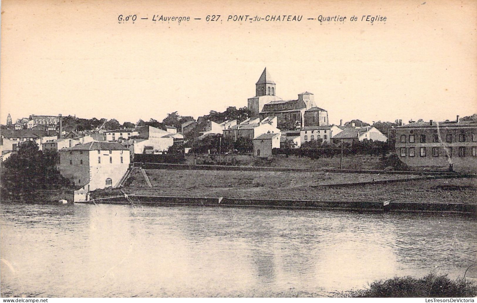 FRANCE - 03 - Pont Du Chateau - Quartier De L'église - Carte Postale Ancienne - Other & Unclassified