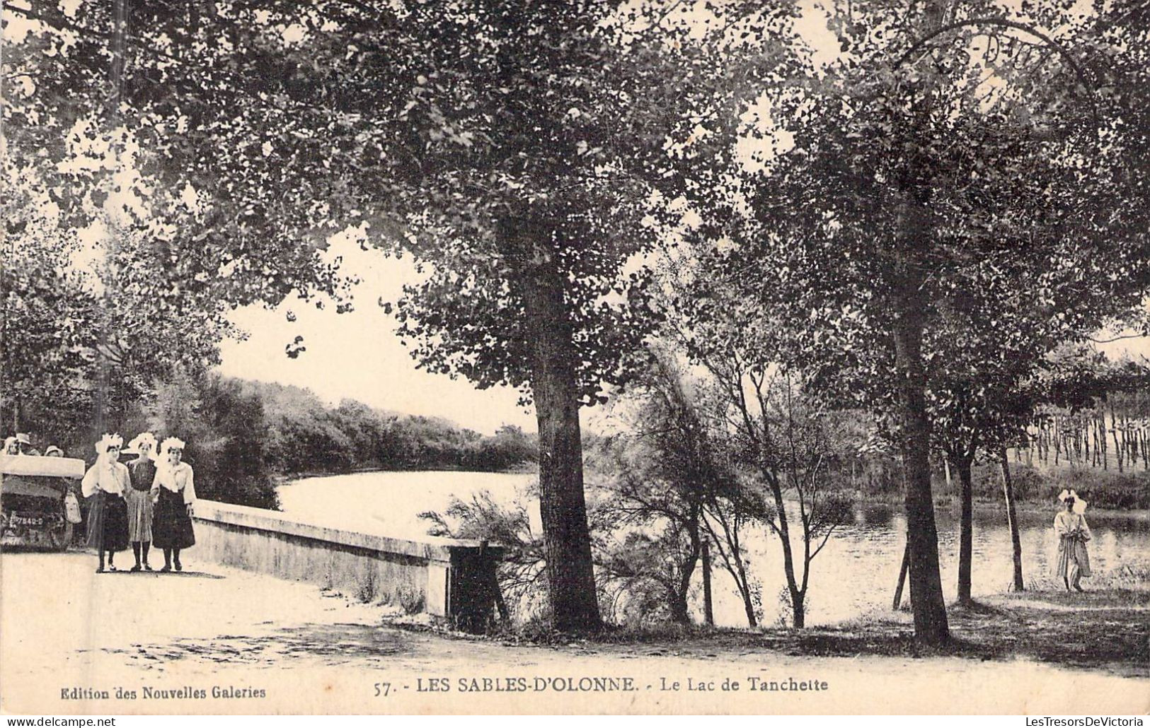 FRANCE - 85 - LES SABLES D'OLONNE - Le Lac De Tanchette - Edition Des Nouvelles Galeries - Carte Postale Ancienne - Andere & Zonder Classificatie