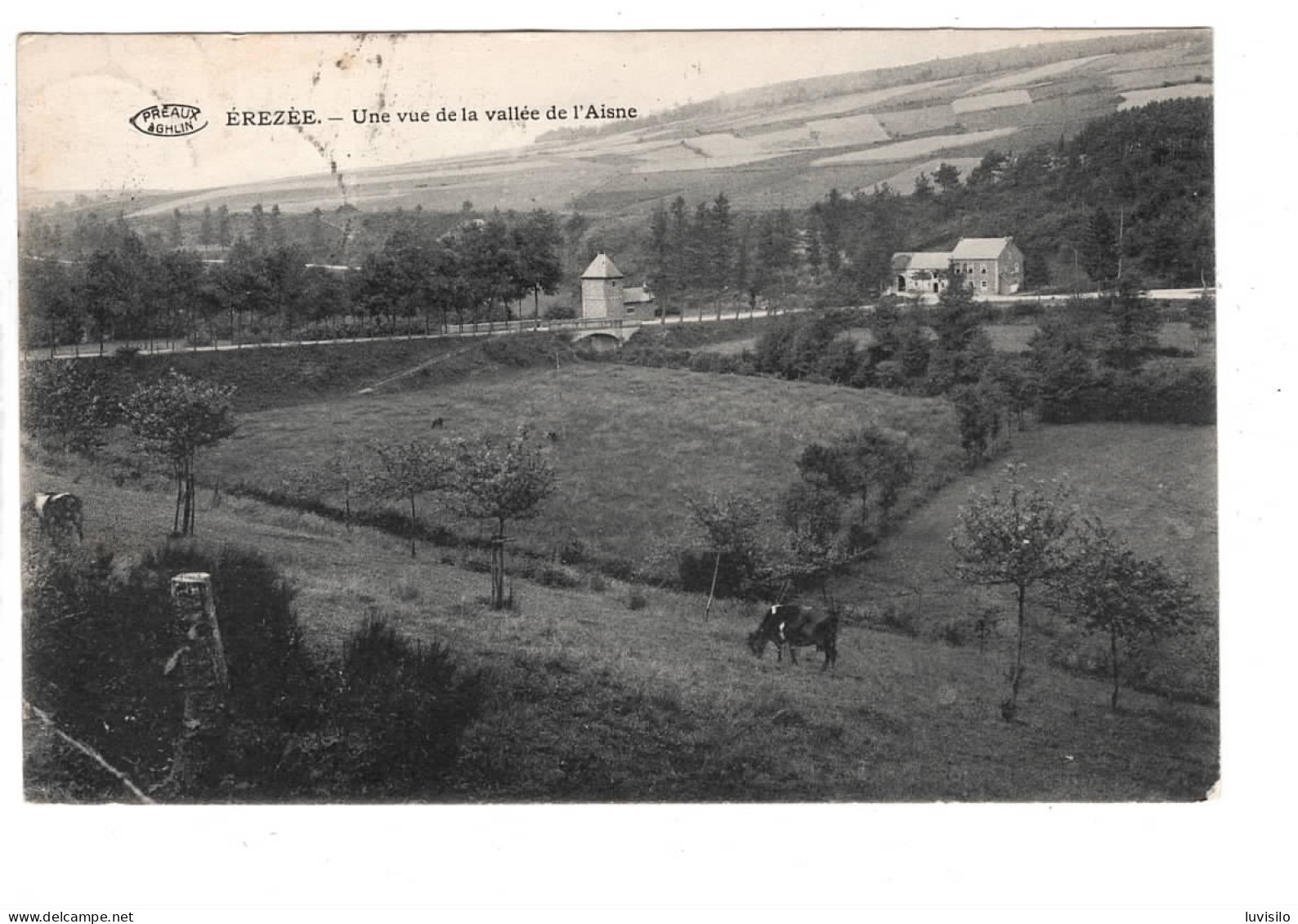 Erezee Une Vue De La Vallée De L'Aisne - Erezée