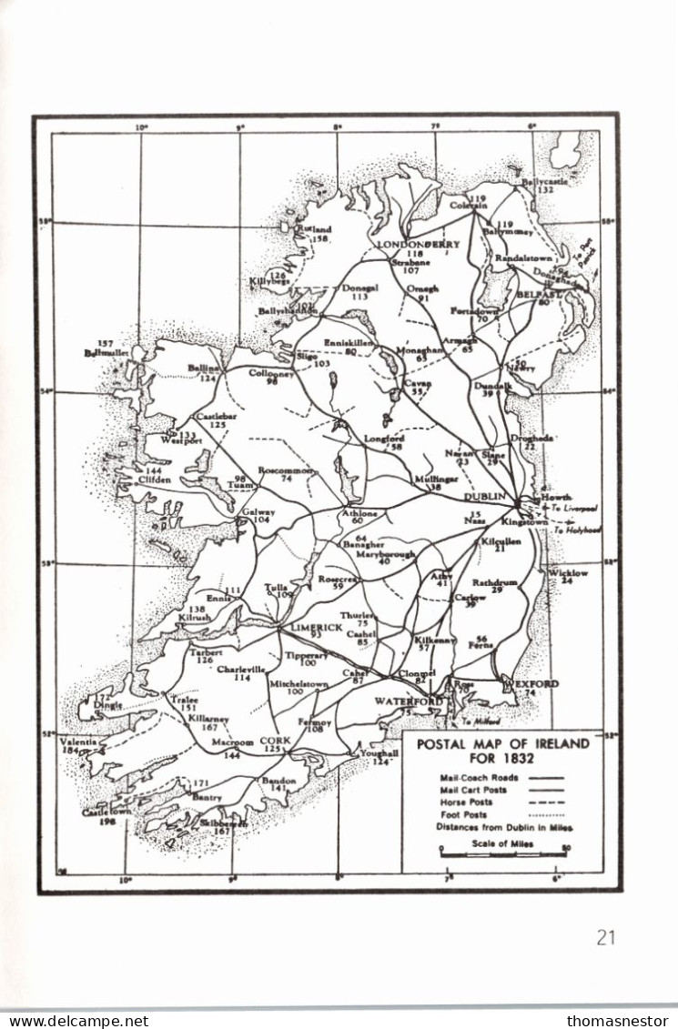 Irish Postal Rates Before 1840 By F.E. Dixon An FAI Publication Band 7, With Listing In Both German And English - Préphilatélie