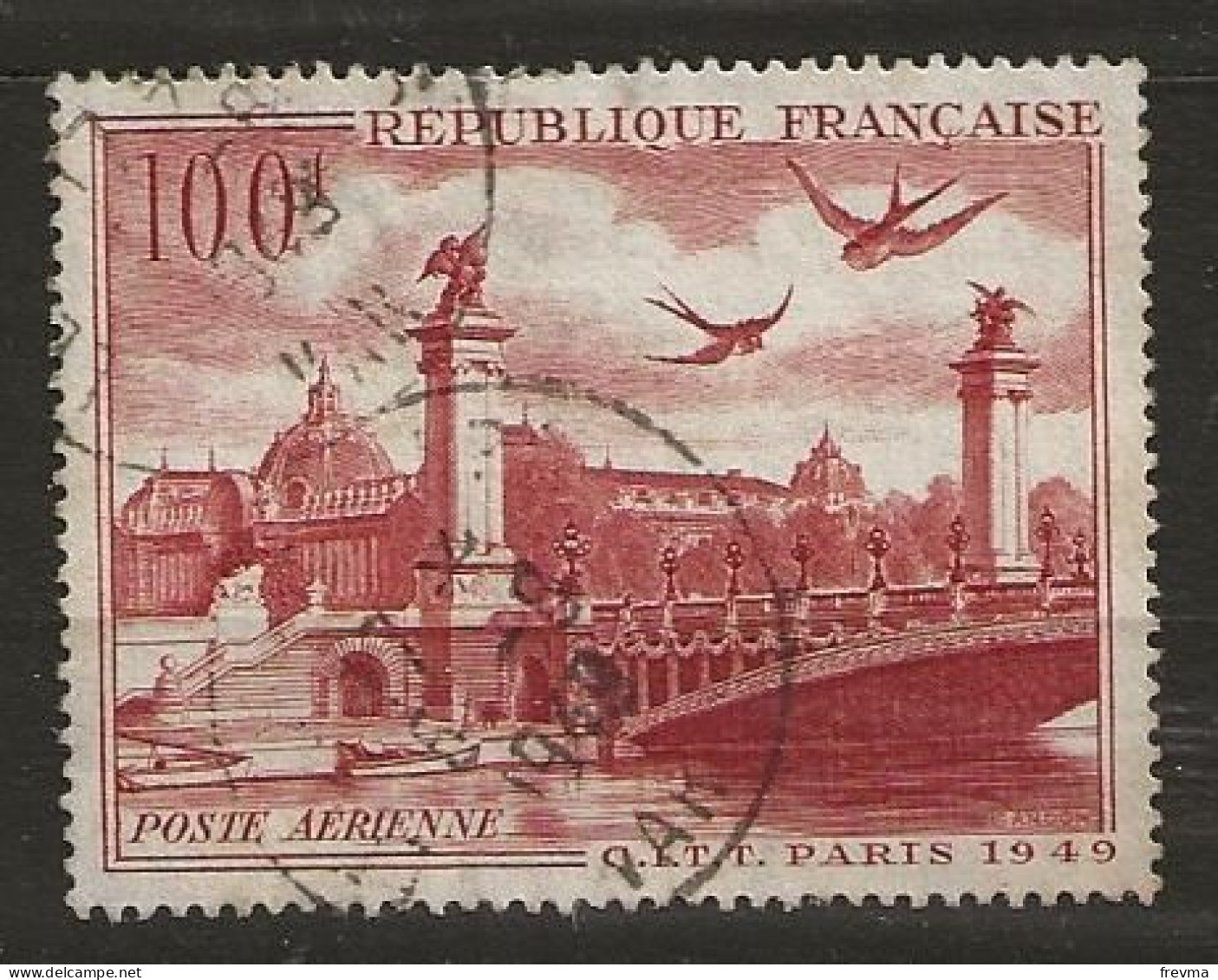 Timbre Poste Aérienne Yvt 28 Obliteré - 1927-1959 Neufs