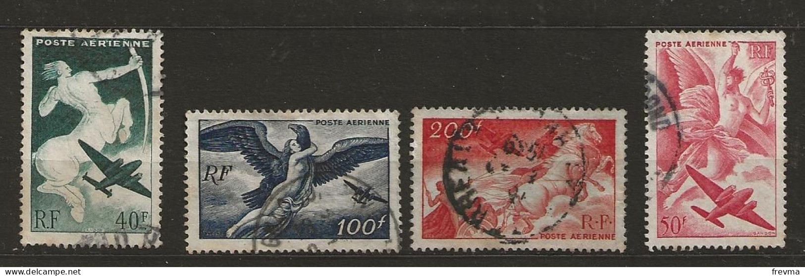 Timbre Poste Aérienne Yvt 16-19 Obliteré - 1927-1959 Neufs