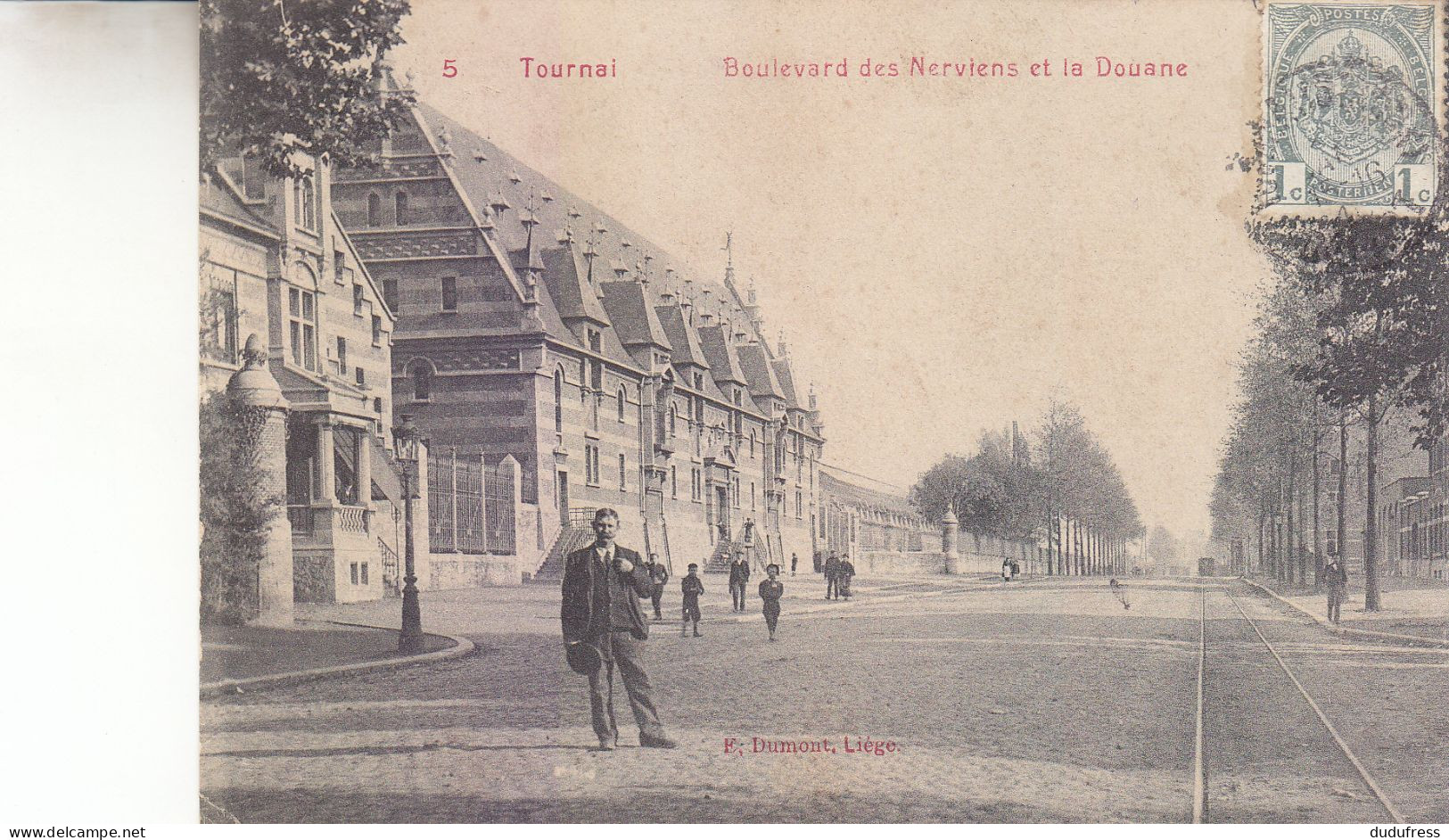 TOURNAI    BOULEVARD DES NERVIENS ET LA DOUANE - Doornik