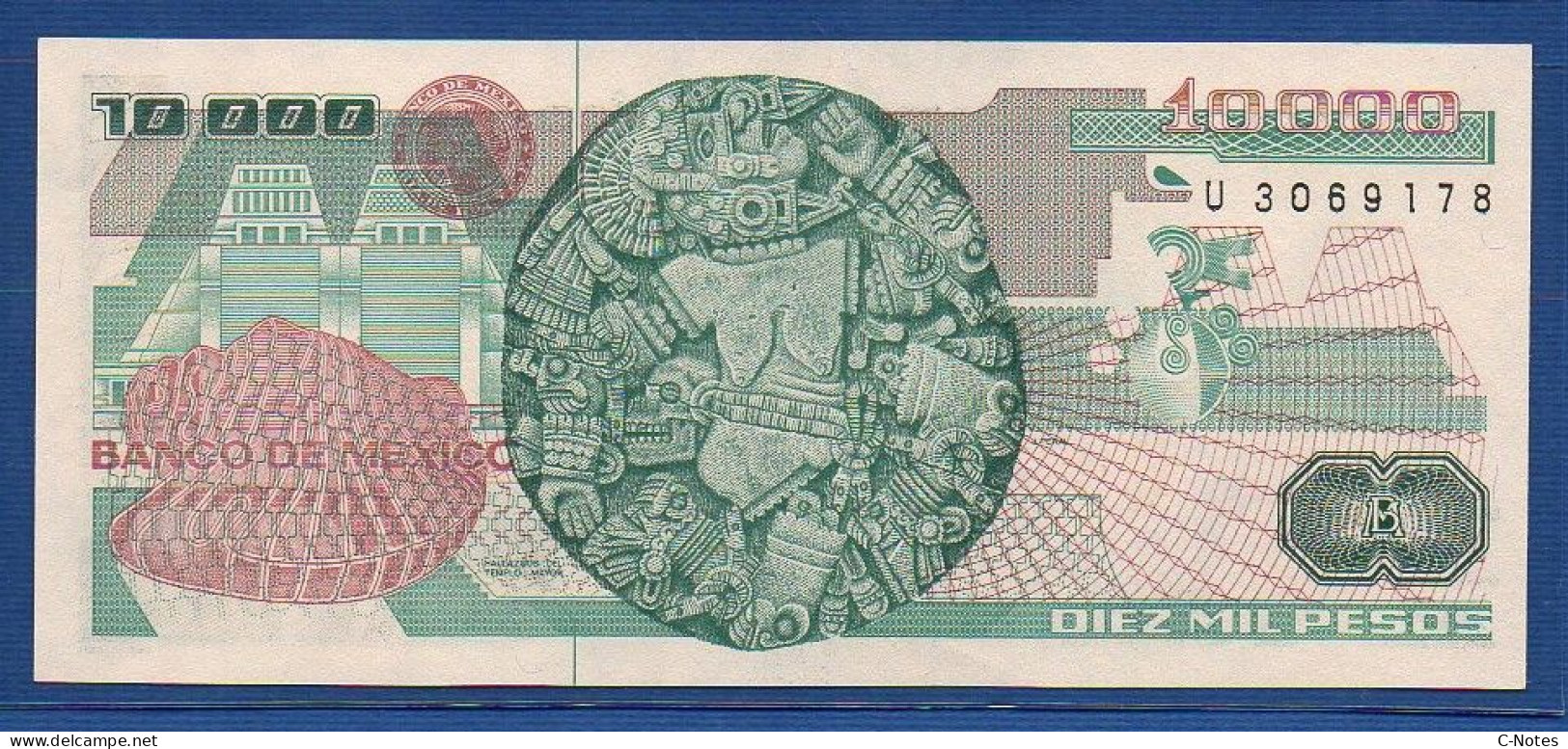 MEXICO - P. 90d – 10000 Pesos 1991 UNC, S/n PR U3069178 - Mexico