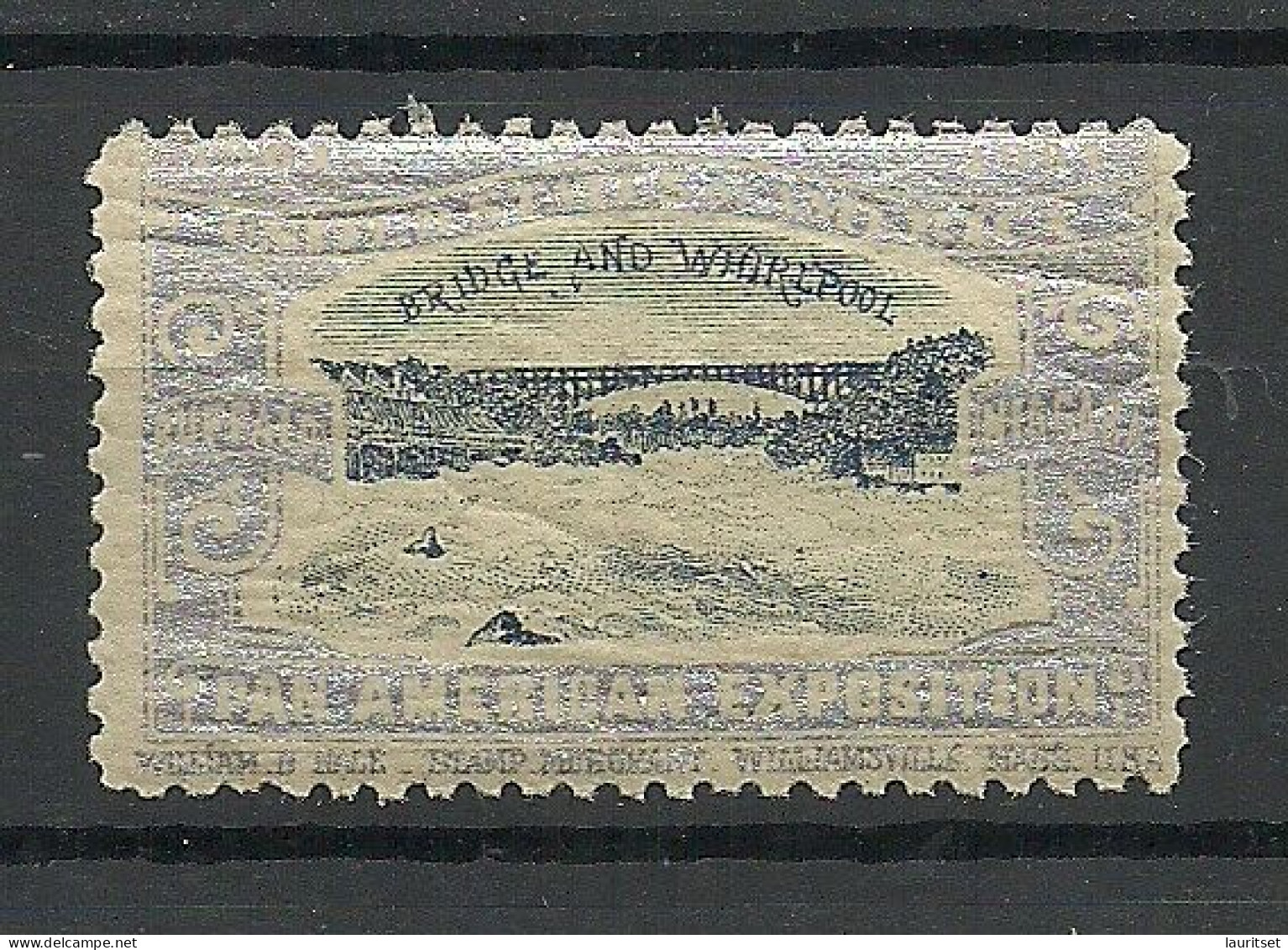 USA 1901 Pan American Exposition 1901 Buffalo & Niagara Advertising Poster Stamp Reklamemarke MNH - Unused Stamps