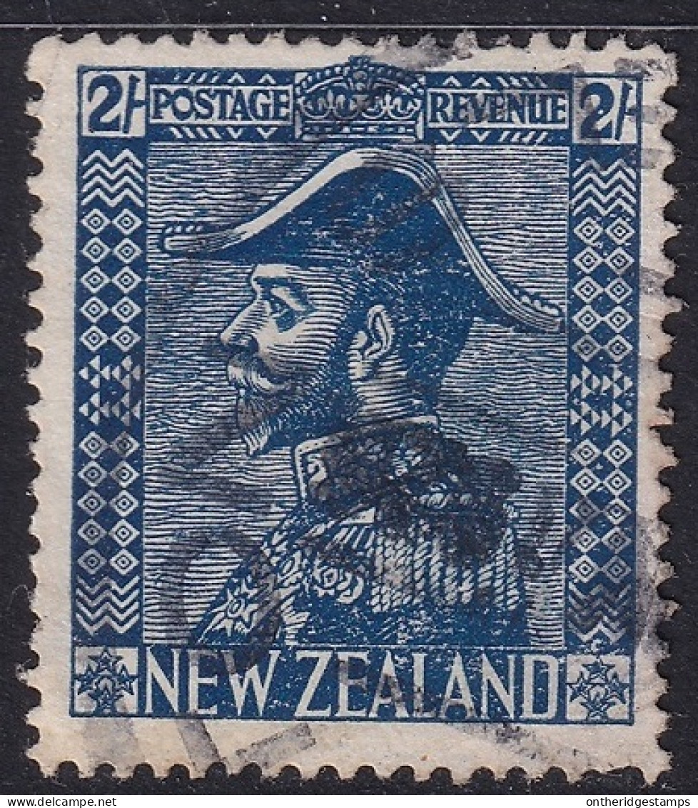 New Zealand 1926 Sc 182a SG 466 Used Darker Blue - Gebruikt