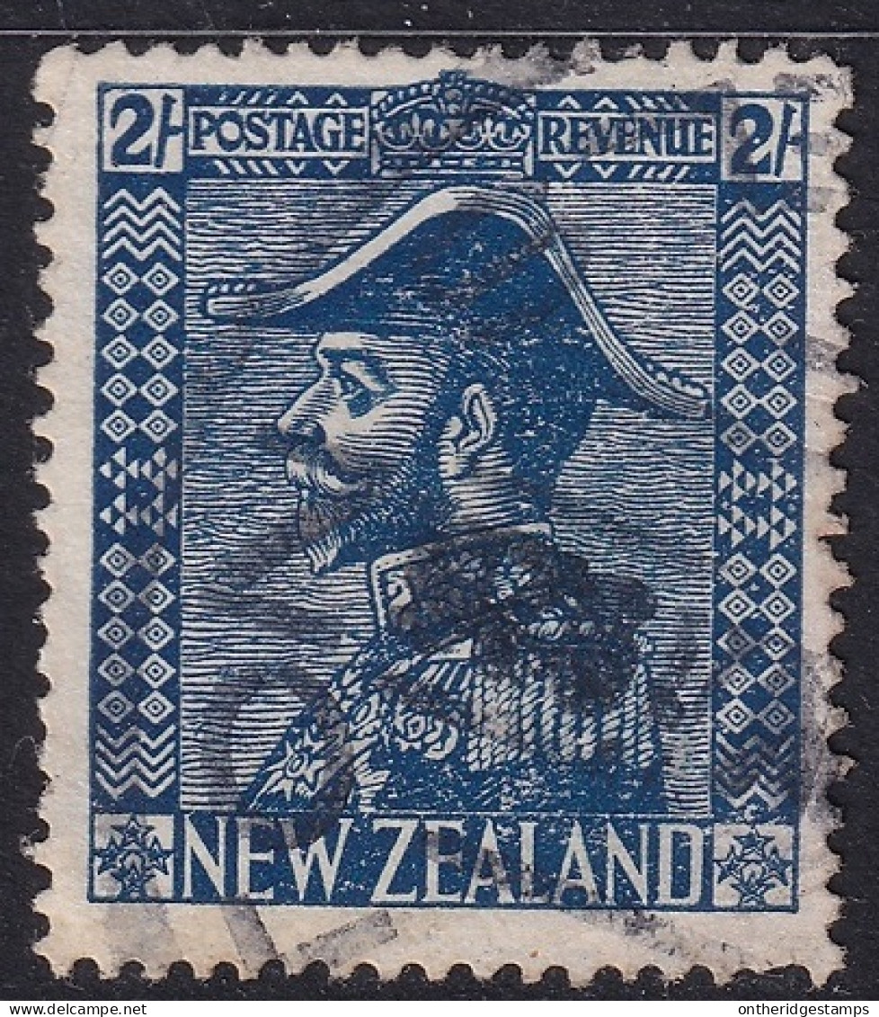 New Zealand 1926 Sc 182a SG 466 Used Darker Blue - Usati
