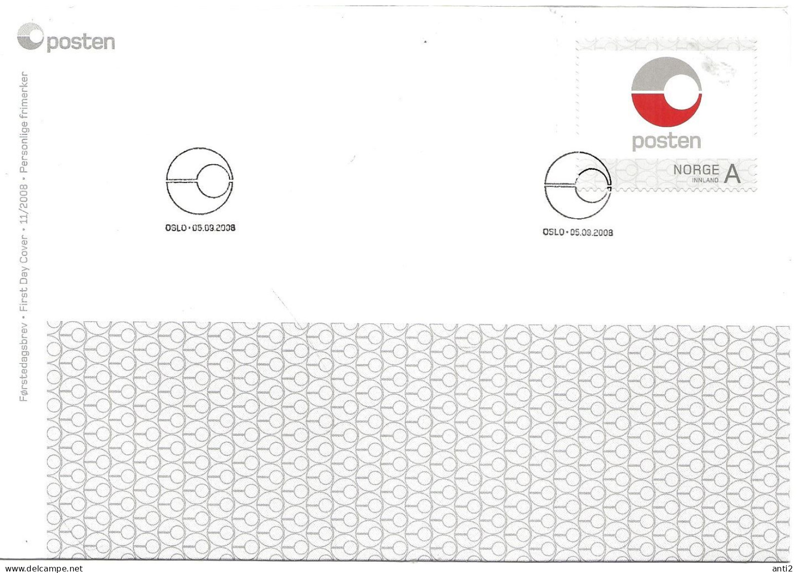 Norway Norge 2008 My Stamp From Foil Sheetlet, Mi  1664 FDC - Covers & Documents