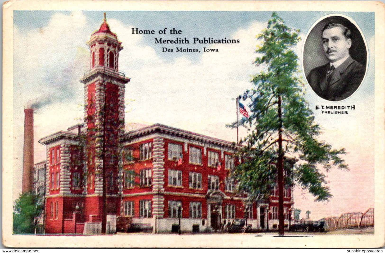 Iowa Des Moines Home Of Meredith Publications E T Meredith Publisher - Des Moines