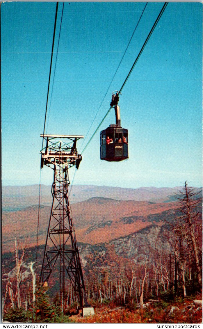 New Hampshire Franconia Notch Cannon Mountain Aerial Tramway Tram Car And Tower - White Mountains