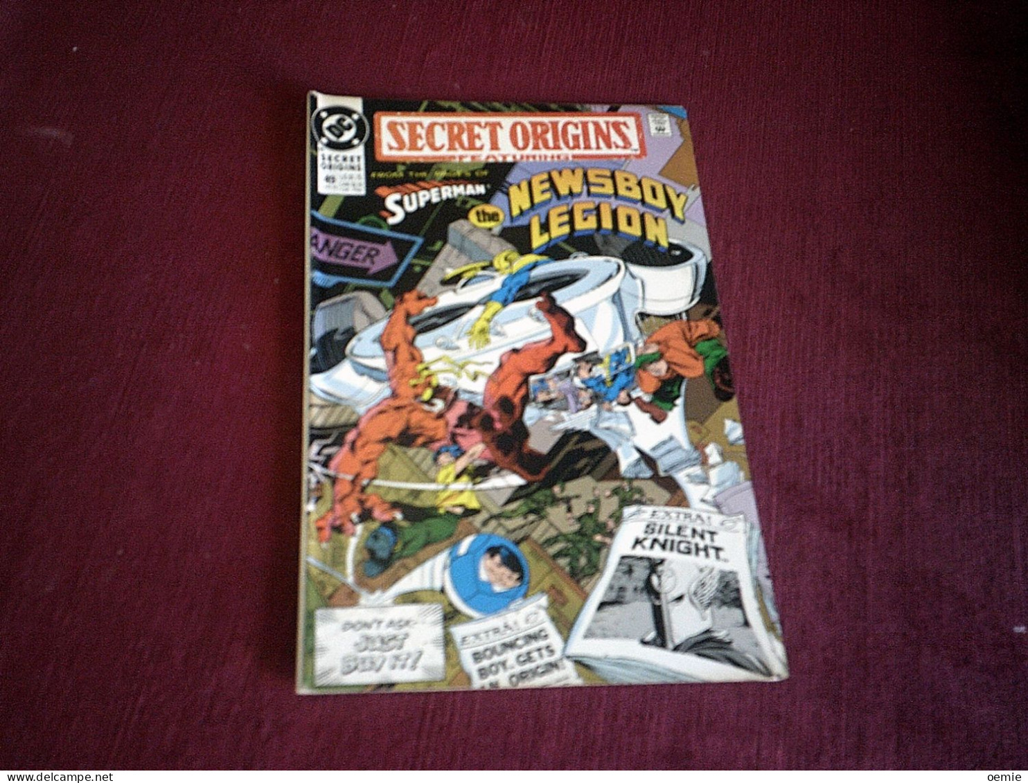 SECRET DES ORIGINES  FEATURING  SUPERMAN   NEWSBOY  LEGION  N° 49 JUN 90 - DC