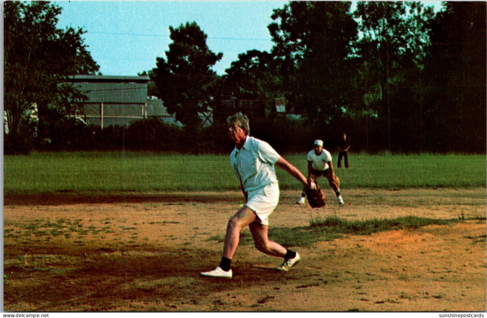 President Jimmy Carter Softball Pitcher Plains Georgia August 1976 - Presidentes