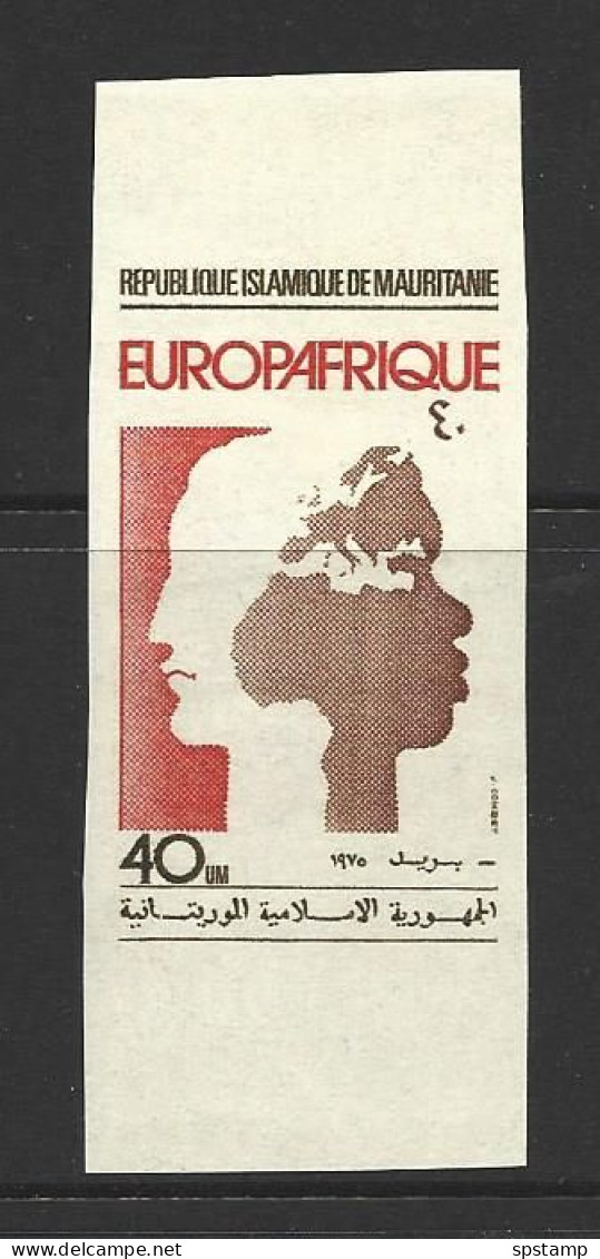 Mauritania Mauritanie 1975 EuropAfrique Single Imperforate / Non Dentele MNH - Mauritanie (1960-...)