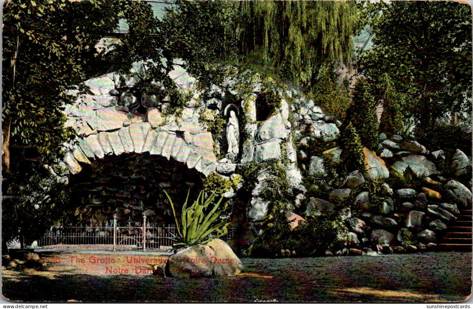 Indiana Notre Dame The Grotto University Of Notre Dame 1907 - South Bend