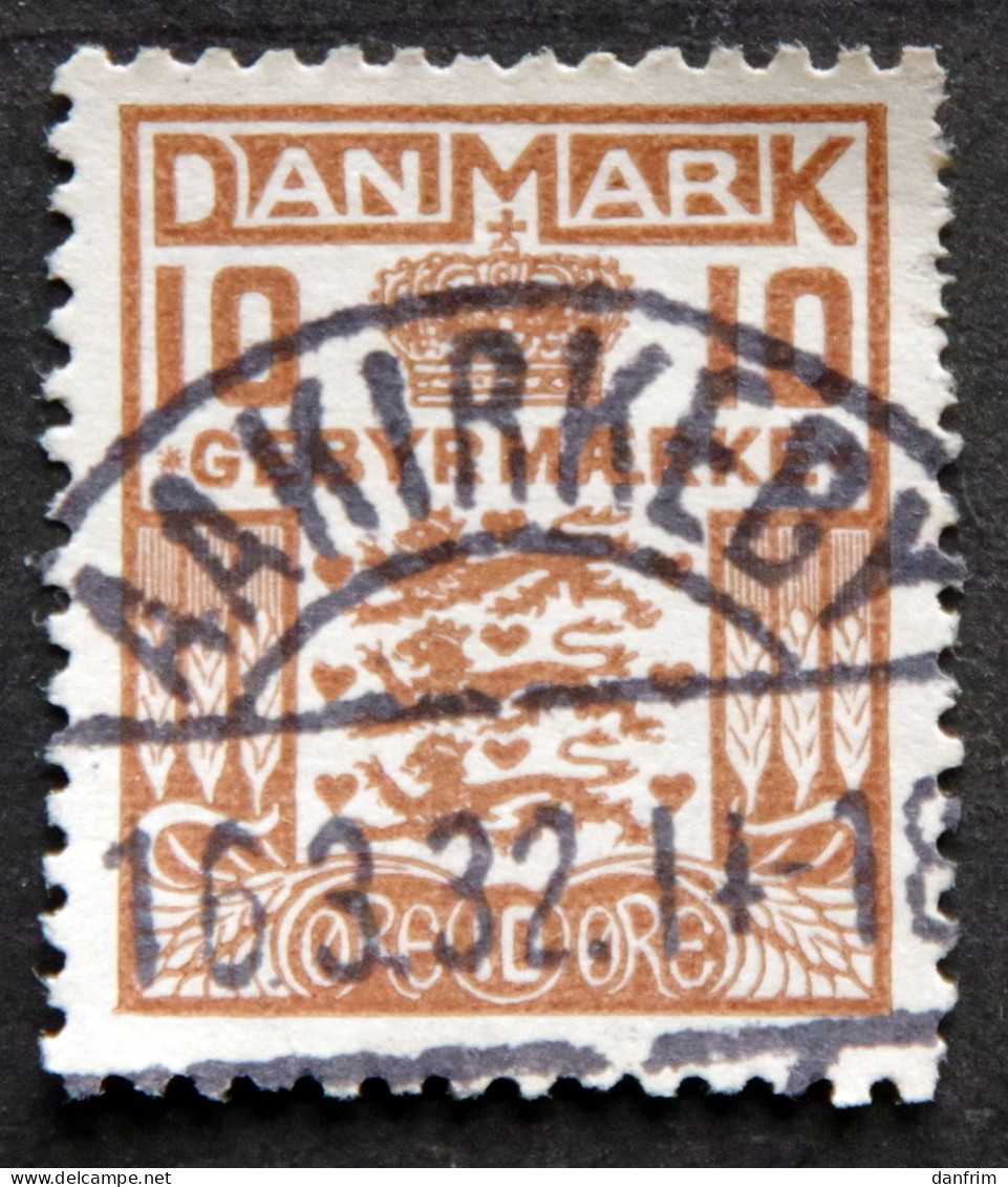 Denmark   Minr.18 AAKIRKEBY  16-3-1932 ( Lot  G 2645 ) - Port Dû (Taxe)