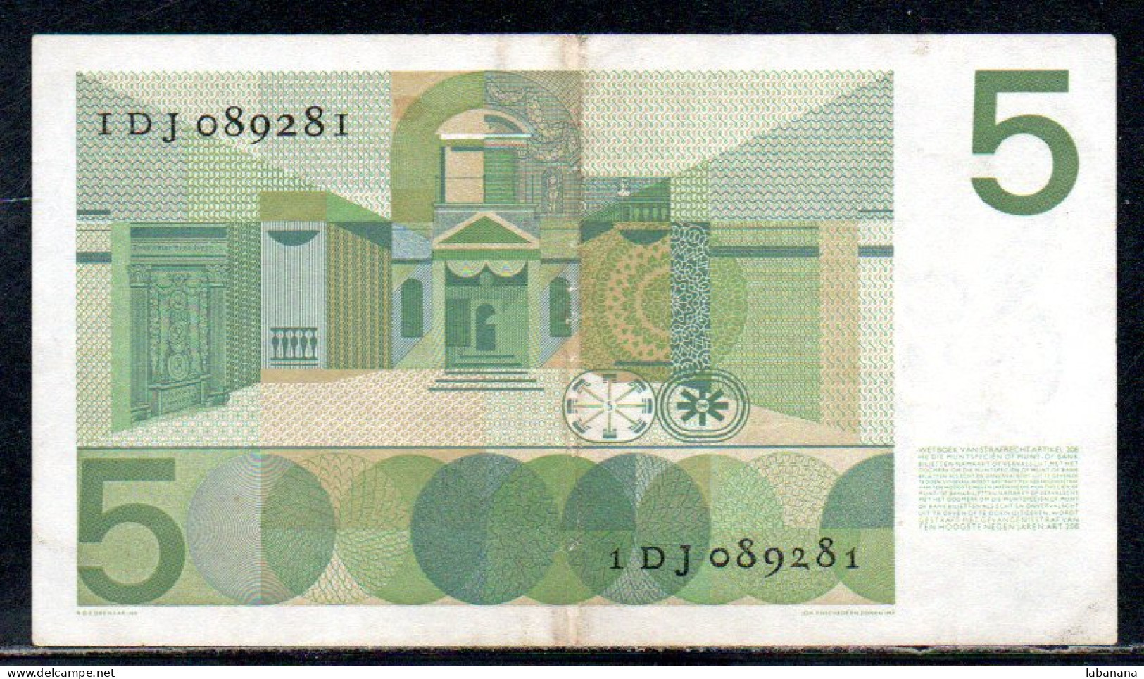 659-Pays-Bas 5 Gulden 1966 IDJ089 - 5 Gulden