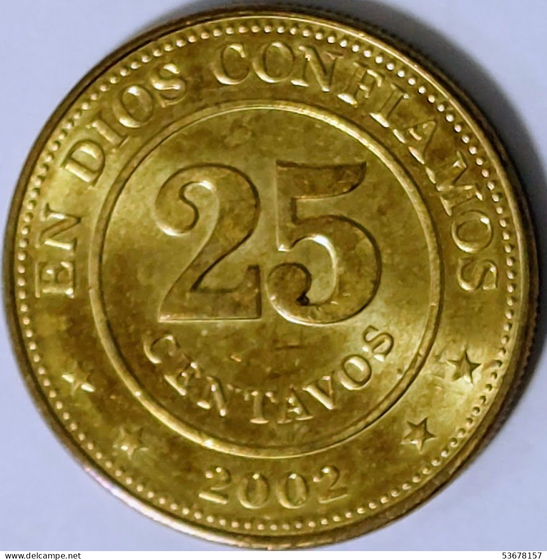 Nicaragua - 25 Centavos 2002, KM# 99 (#2105) - Nicaragua