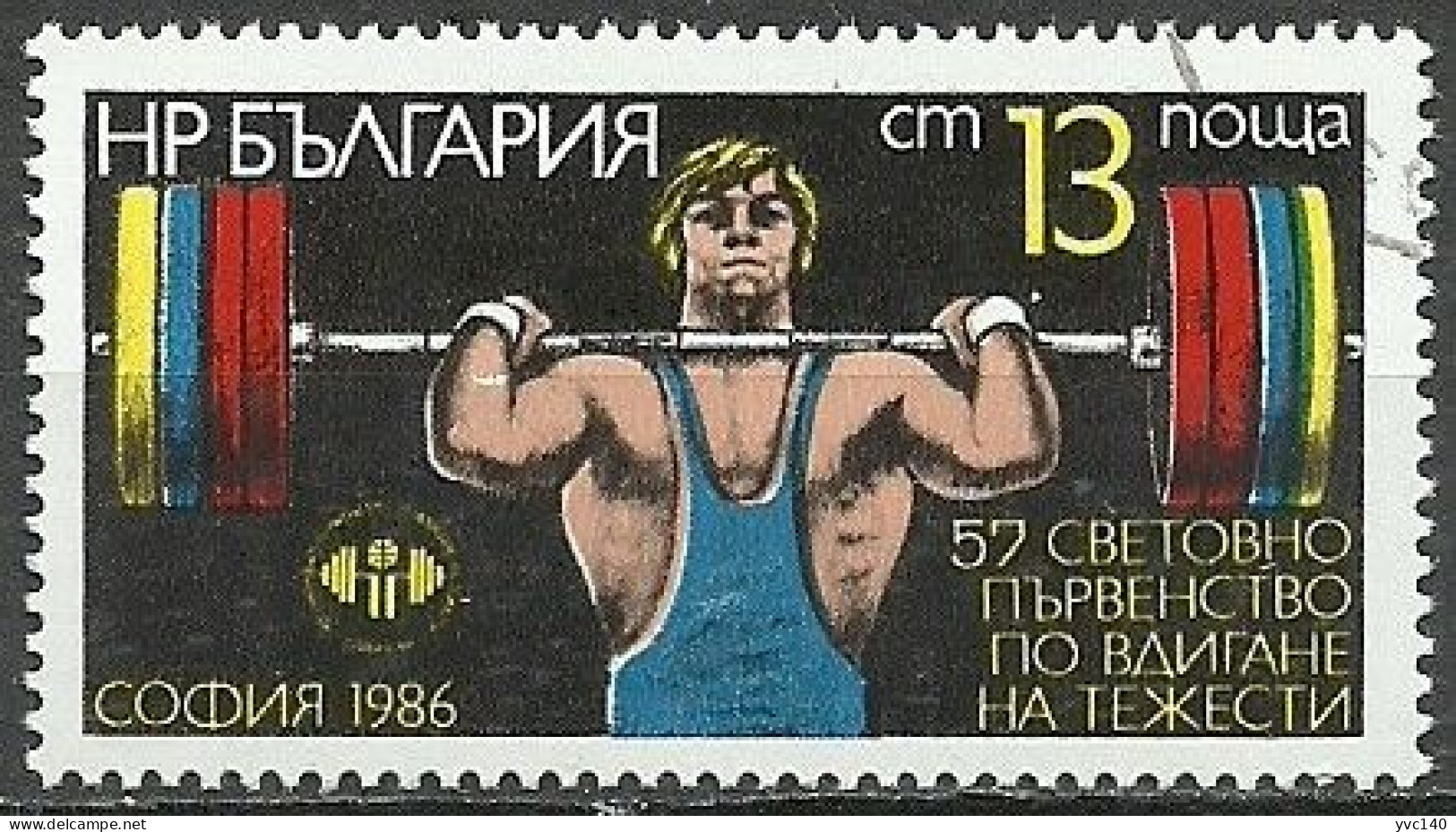 Bulgaria ; 1986 World Weightlifting Championships, Sofia - Pesistica