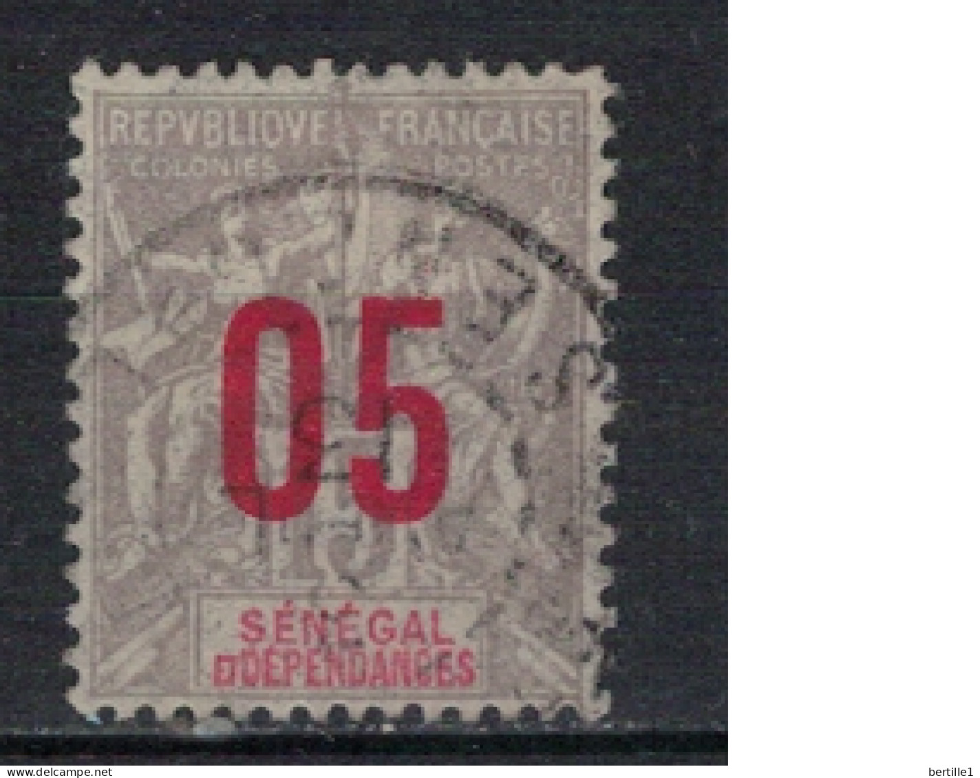 SENEGAL         N°  YVERT  N° 47  OBLITERE   ( OB 7/59  ) - Used Stamps