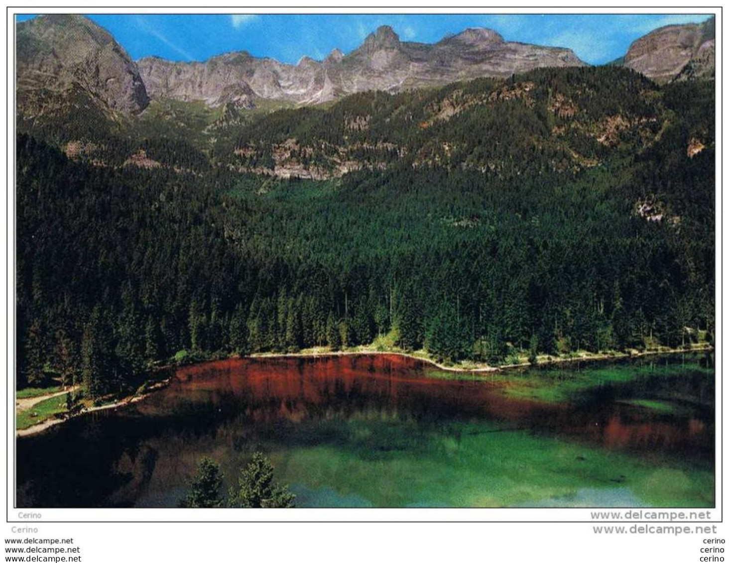 LAGO  DI  TOVEL ( LAGO  ROSSO ) (TN):  DOLOMITI  DI  BRENTA  -  FG - Invasi D'acqua & Impianti Eolici