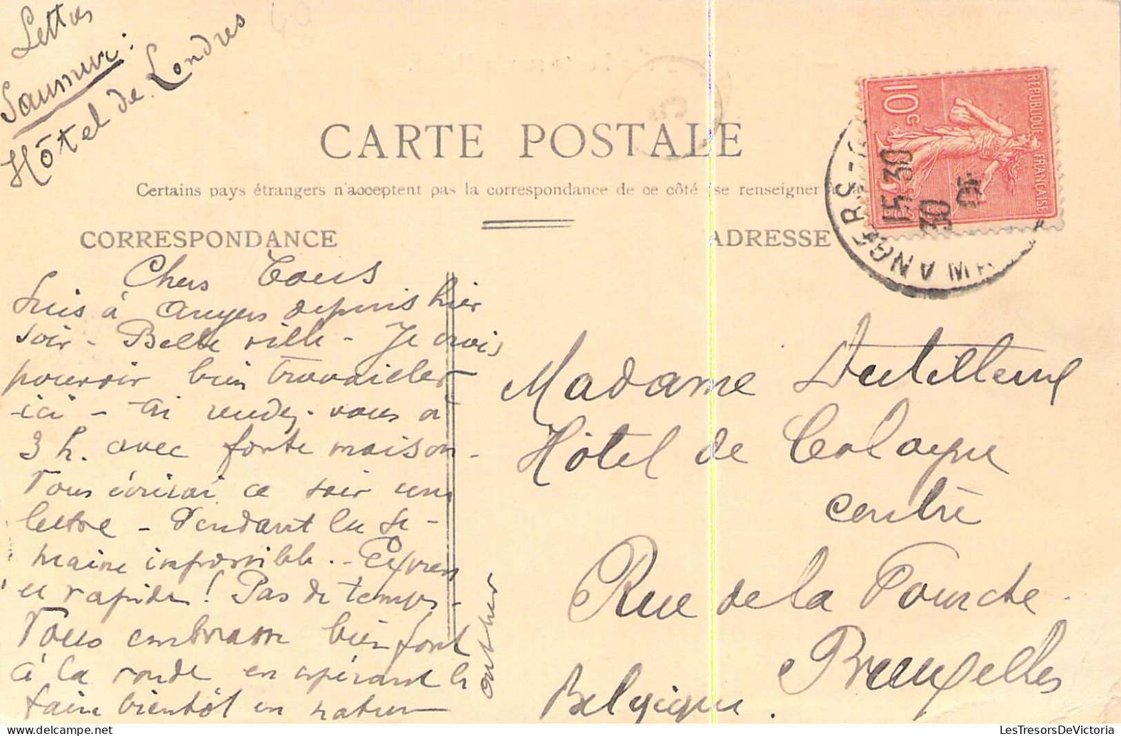 FRANCE - 49 - ANGERS - Vue Générale Des Pont Sur La Maine - Colorisée - Cartes Postales Anciennes - Angers