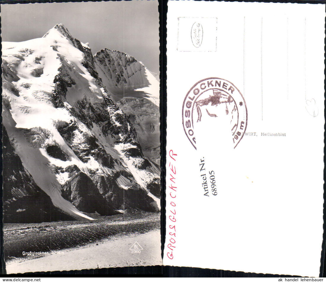 689605 Grossglockner B. Heiligenblut - Heiligenblut