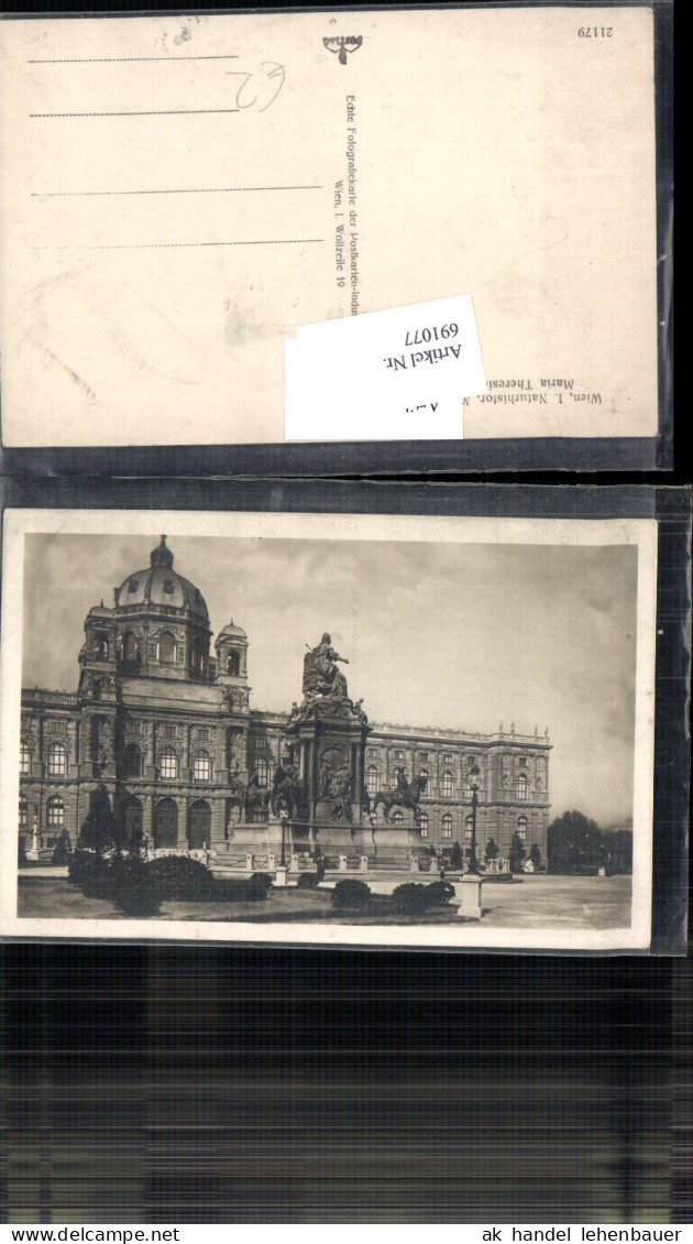 691077 Wien Innere Stadt Hofmuseum Staatsmuseum Maria Theresien Denkmal - Museen