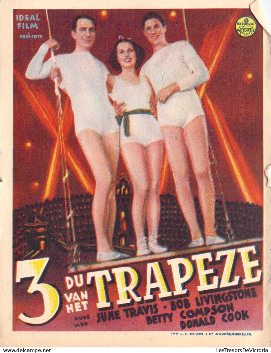CIRQUE - 3 Du Trapèze - Etat - Cartes Postales Anciennes - Circo